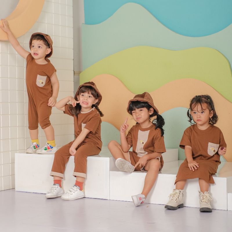 JUMPER COMBED - Promo 8.8 Baju Overall Anak Bayi Baby Kids Cewek Cowok Perempuan Laki Laki cotton Murah1 2 3 4