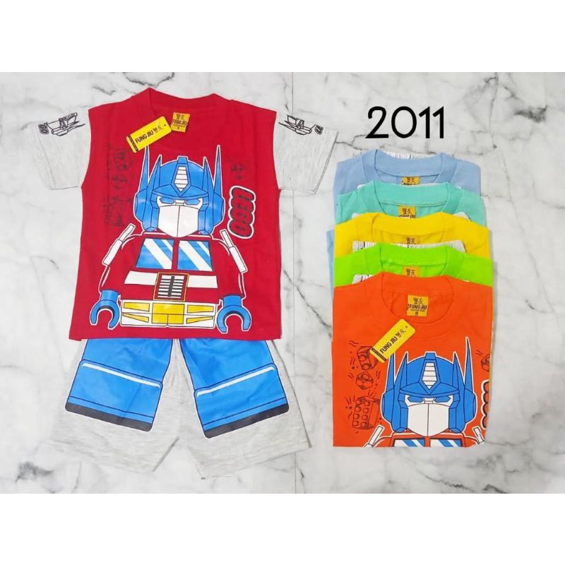 SETELAN BAJU ANAK TRANSFORMERS TERLARIS