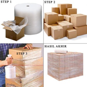 

EXTRA PACKING (KERTAS BEKAS + BUBBLE WRAP + BOX KARDUS)
