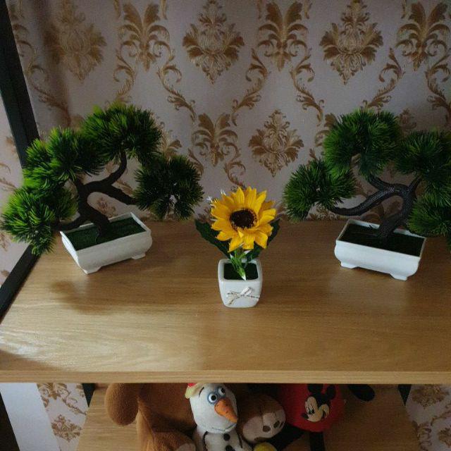 Bunga Palsu Untuk Dekorasi Rumah Artificial Flower Bunga Hias Shabby Bunga Plastik Bonsai Mini
