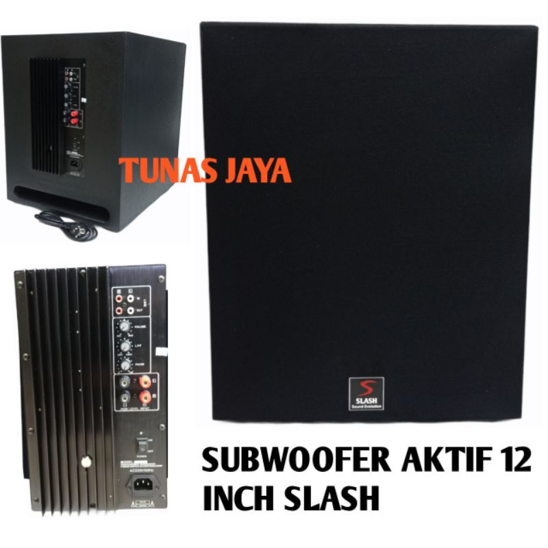SUBWOOFER SLASH SW112 SUBWOOFER AKTIF 12 INCH  SLASH SW 112