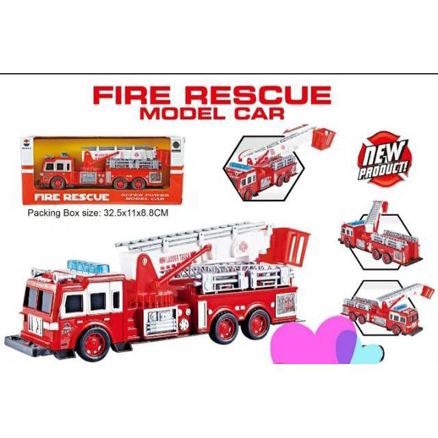 Mobil Pemadam Jalan Lampu Musik