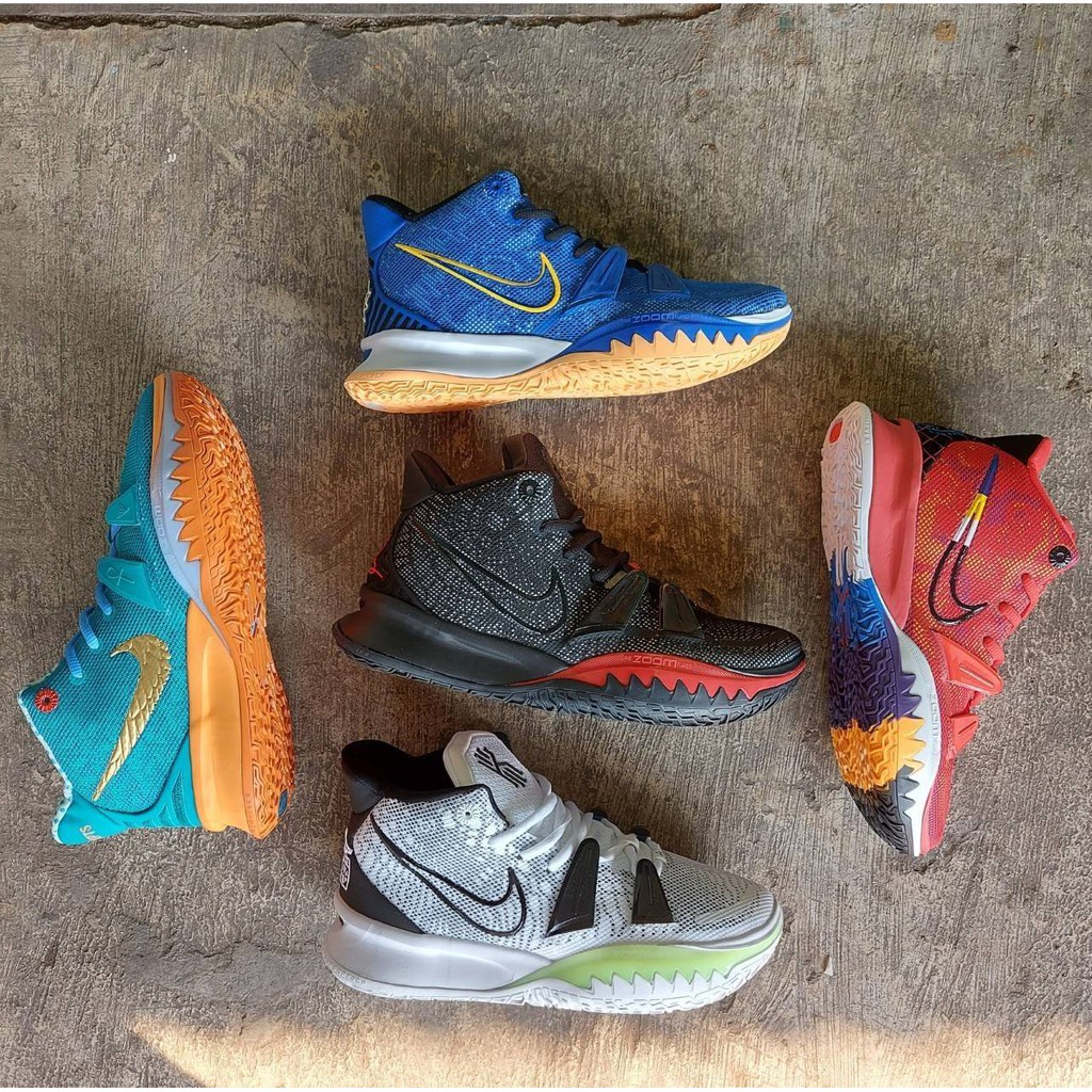 NIKE KYRIE 7 FOR MEN MERAH BIRU PUTIH HITAM SIZE 40-46 PREMIUM QUALITY