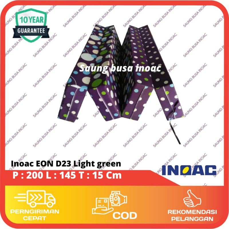 INOAC Kasur Lipat Empat Busa Inoac size 200 x 145 x 15 cm