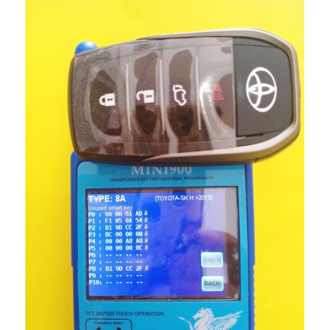 kunci remote smart key toyota land cruisser