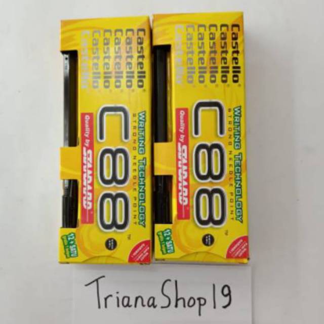 

Pulpen Castello Standard C88 (12pcs + 1pcs)