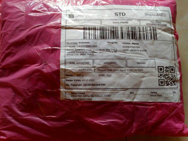 (bisa Cod) Setelan Kebaya Set Hanny