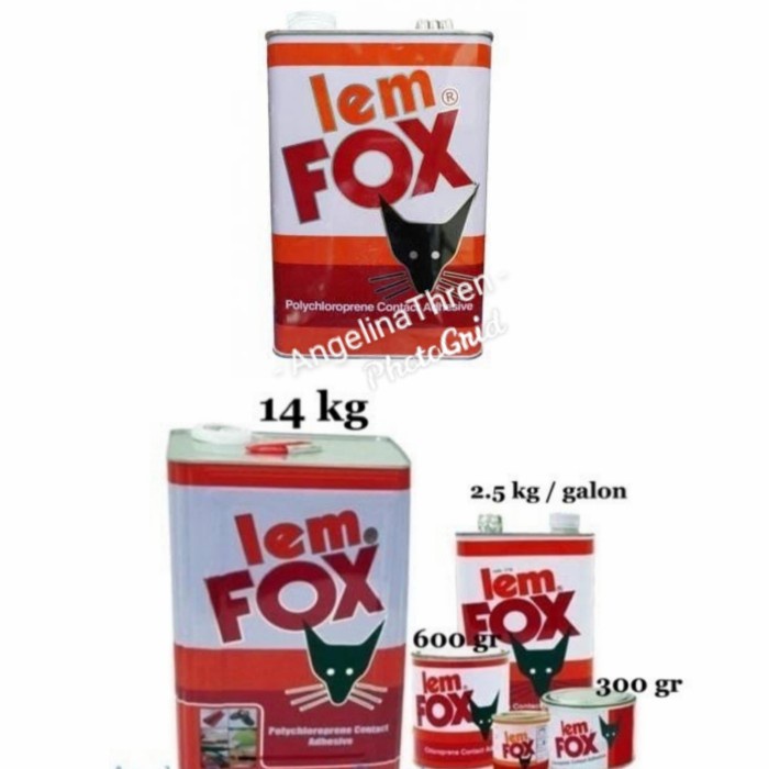 

Lem Fox Kuning Serbaguna 2.5KG - Lem Fox Kaleng Galon 2.5 NEW