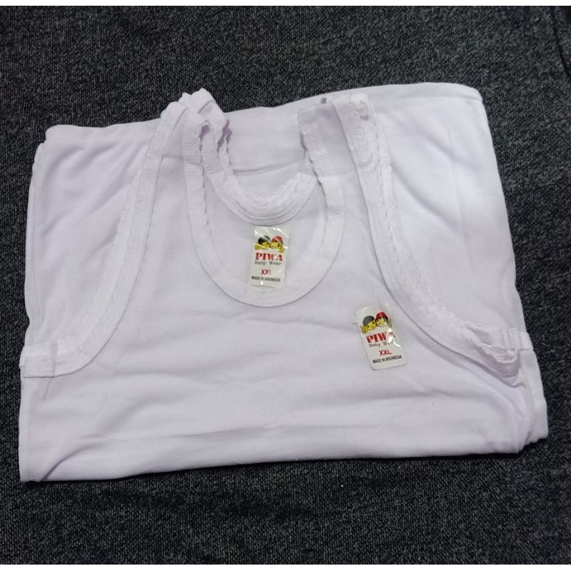 Paket Isi 12 Pcs Singlet Anak /LUSINAN/| Kaos Dalam Anak SNI Daishin