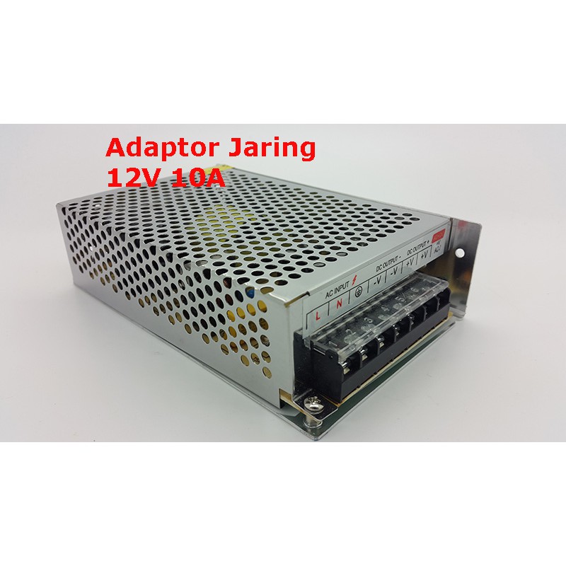 Adaptor jaring 12v 10A / 12 volt 10 ampere