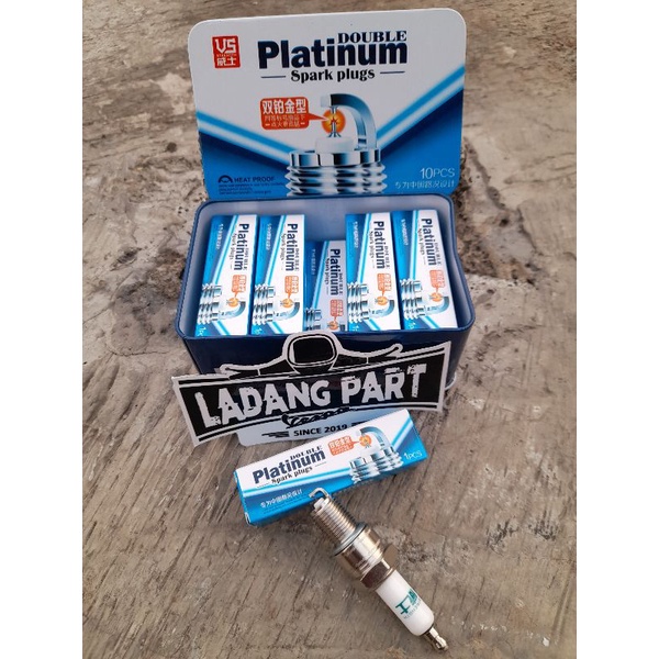 busi platinum drat panjang cocok untuk vespa pxe exclusive excel spartan