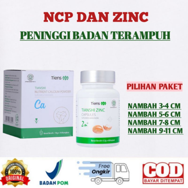 [ TERLARIS ] PENINGGI BADAN / SUPLEMEN PENINGGI BADAN / PENINGGI TIENS / Paket Peninggi Badan Tiens 