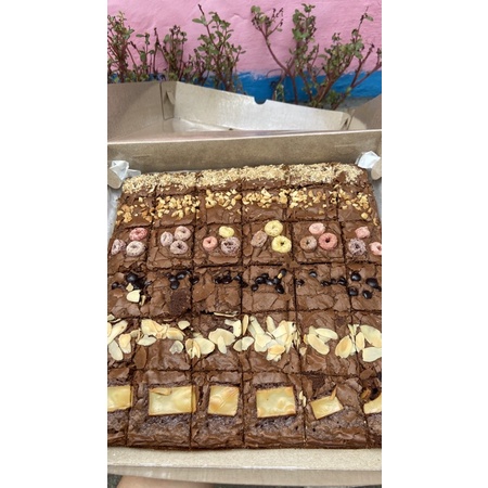 

brownies fudgy / fudgy brownie / brownies panggang / brownies sekat