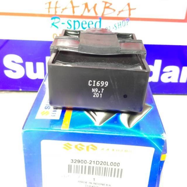 cdi suzuki satria 2 tak lumba kotak  ori sgp
