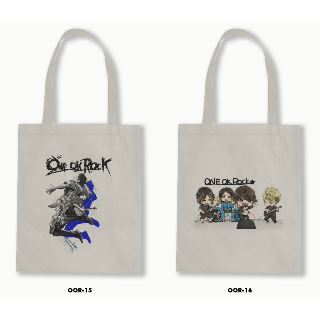 TOTE BAG BLACU - ONE OK ROCK .01