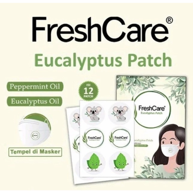 FreshCare Eucalyptus Patch / 1 sachet isi 12 Patch / Freshcare patch