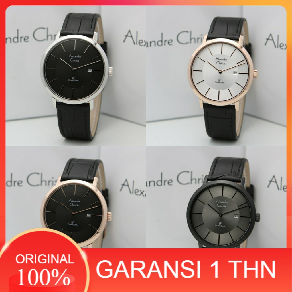 JAM TANGAN PRIA ALEXANDRE CHRISTIE AC 8599 AC8599  MURAH ORIGINAL GARANSI 1 THN