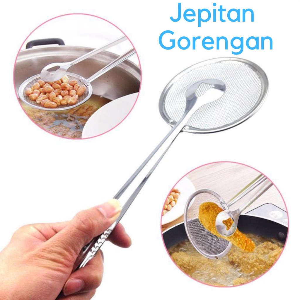 PENJEPIT GORENGAN BULAT PLUS TIRISAN