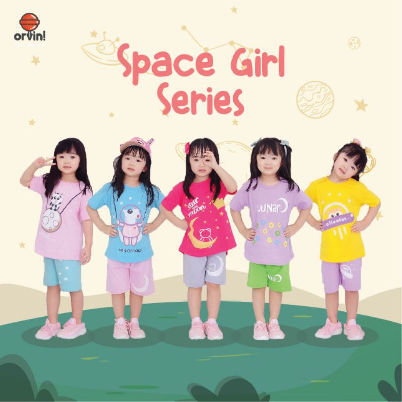 Space Girl Series Orvin Kids Apparel