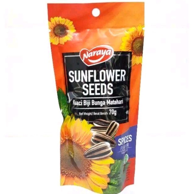 

NARAYA kuaci sunflower seeds RASA SPICES 70gr x 5pcs