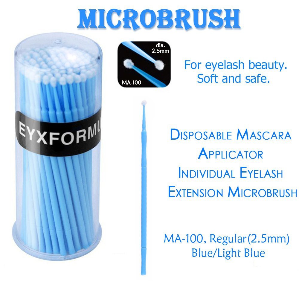 100 PC MICROBUDS MICROBRUSH MICROBUD for eyelash extension / sulam / lashi lift / microblading