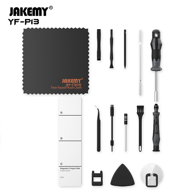 Jakemy JM-YF-P13 Full Mata Obeng Set Lengkap 201in1 Komputer Laptop