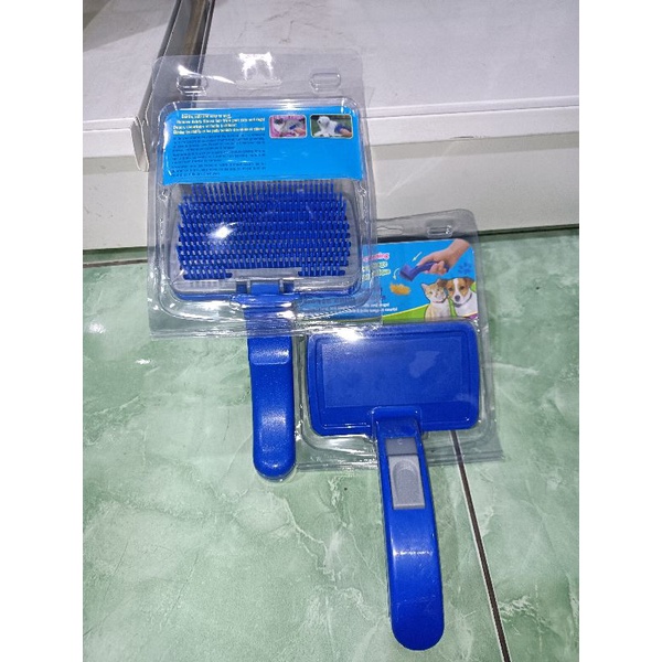 SISIR SR 15 OTOMATIS PET BRUSH / SISIR KUCING ,ANJING