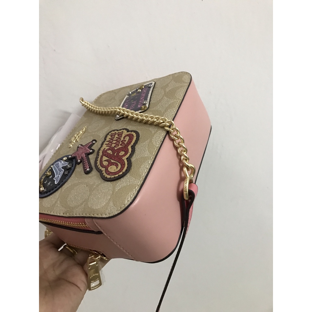 [Instant/Same Day] COACH 1434 Women's New Box Bag Handbag Shoulder Bag Crossbody Bag   xjb