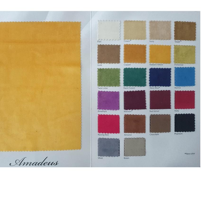 ➫ KAIN BLUDRU BELUDRU / SUEDE HALUS REGENCY - AMADEUS (SOFA, JOK, KURSI) ✮