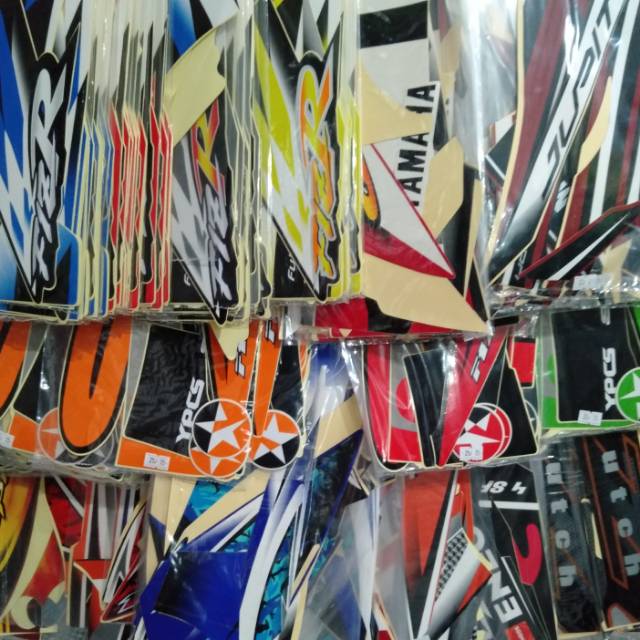 Striping stiker yamaha F1ZR sticker Caltex lis F1ZR ori