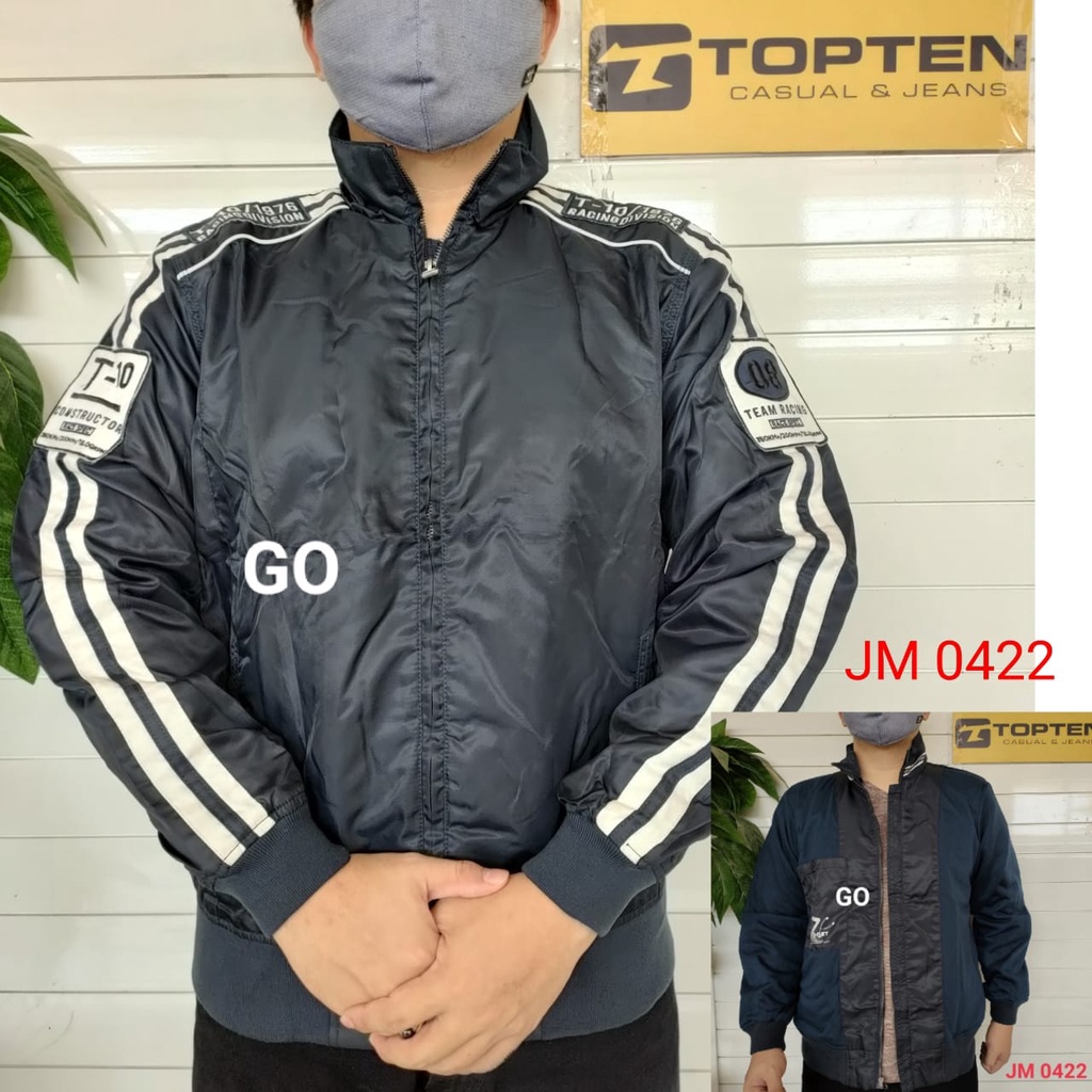 gos  TA TOPTEN JAKET PARASUT Cowok Casual Jaket Pria Tebal Cowok Baru