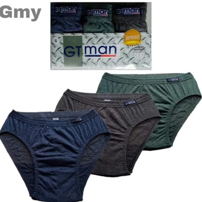 3 PCS CELANA DALAM GT MAN | CELANA DALAM PRIA | GT GMY