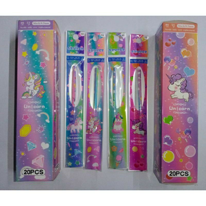 

(20pc) isi Gel Pen 0,5mm Random