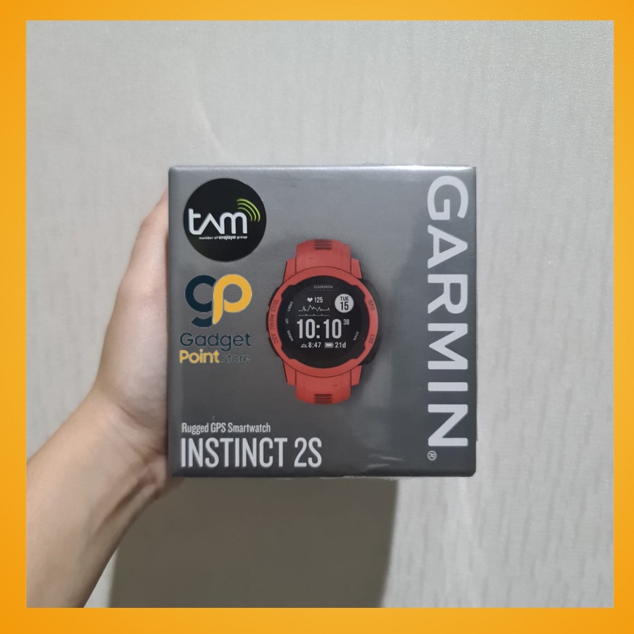 Sport Watch | Smart Watch Garmin Instinct 2S Poppy 40mm Smart Notifications Watch - Garansi TAM 2 Tahun