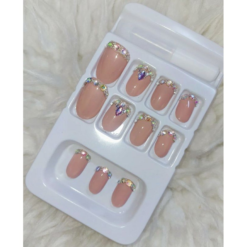 GEMS RUNCING NAVETE SATU RODA ISI 12 WARNA SIZE 4mm UNTUK AKSESORIS HENNA DAN NAIL ART