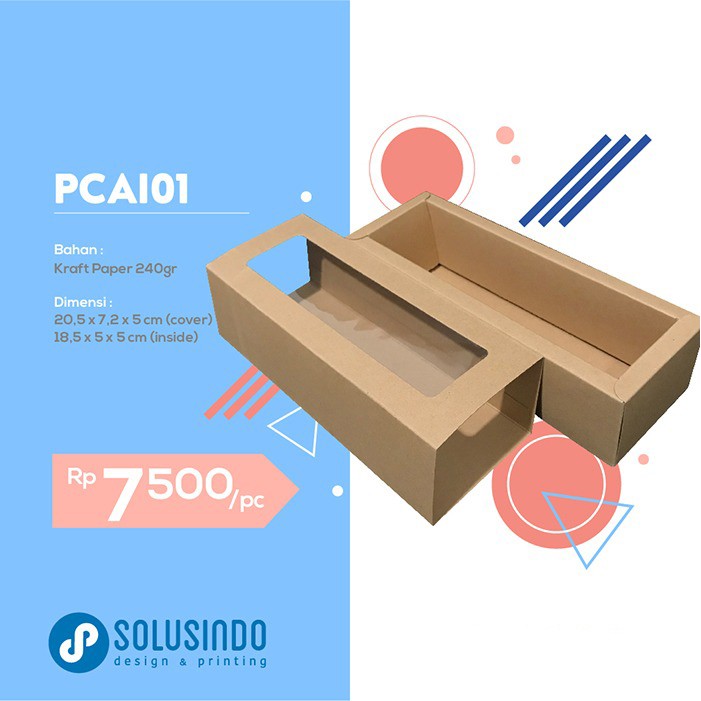 

Dus Kue untuk usaha Makanan - Kraft Paper - 20x7x5 cm