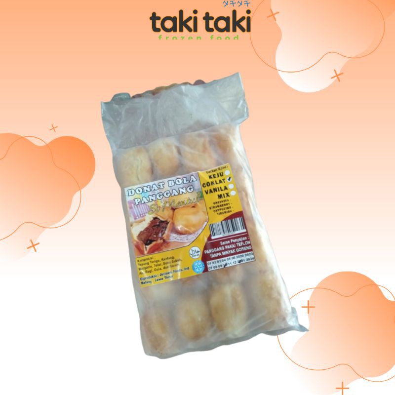 

Donat Bola isi coklat