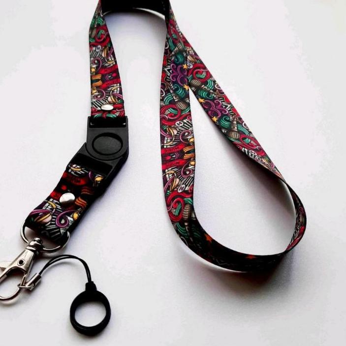 

Best - Lanyard Dodle MaronTali Gantungan Id Card Name Tag Hp