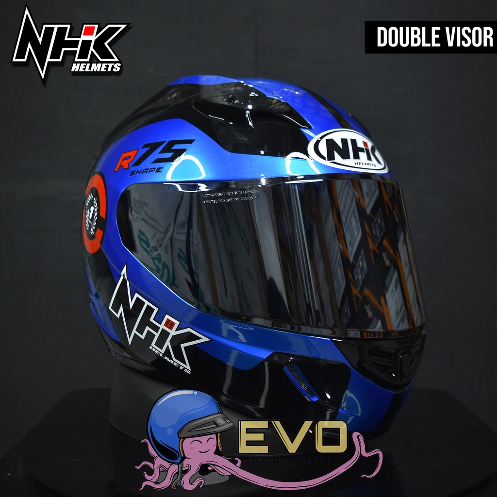 NHK GP 1000 R75 BLUE MET BLACK