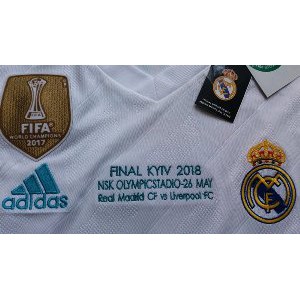 jersey home REAL MADRID MDT FINAL  UCL KYEV 2018 Limited