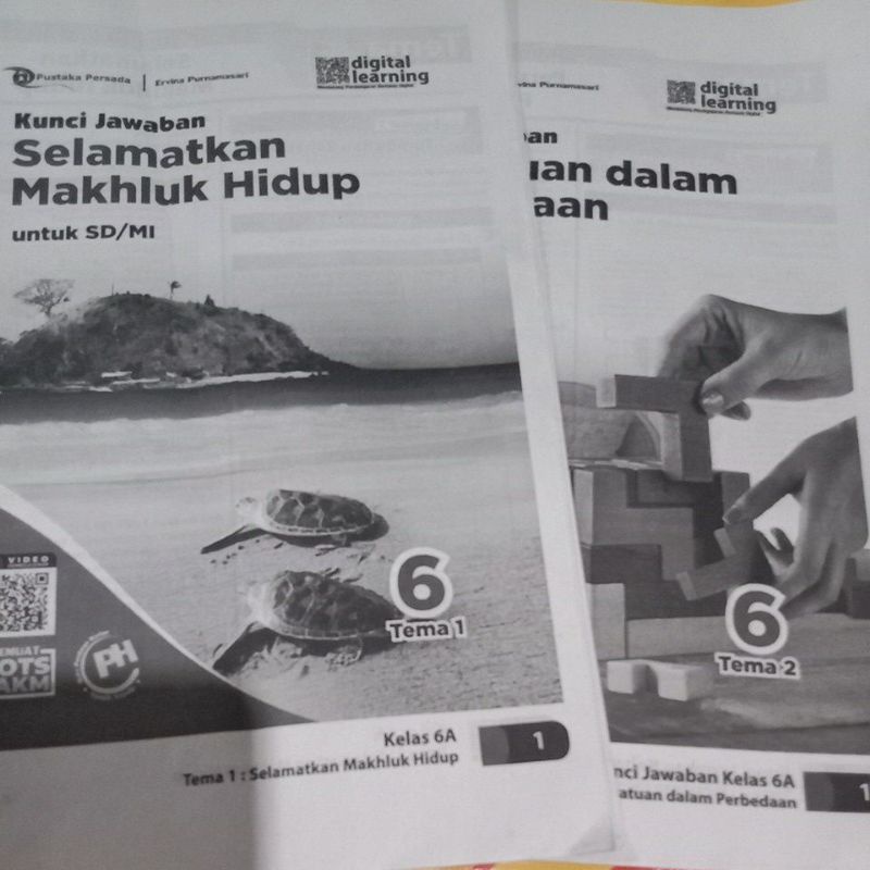 kunci jawaban LKS Pustaka persada kelas 6 tema 1&2