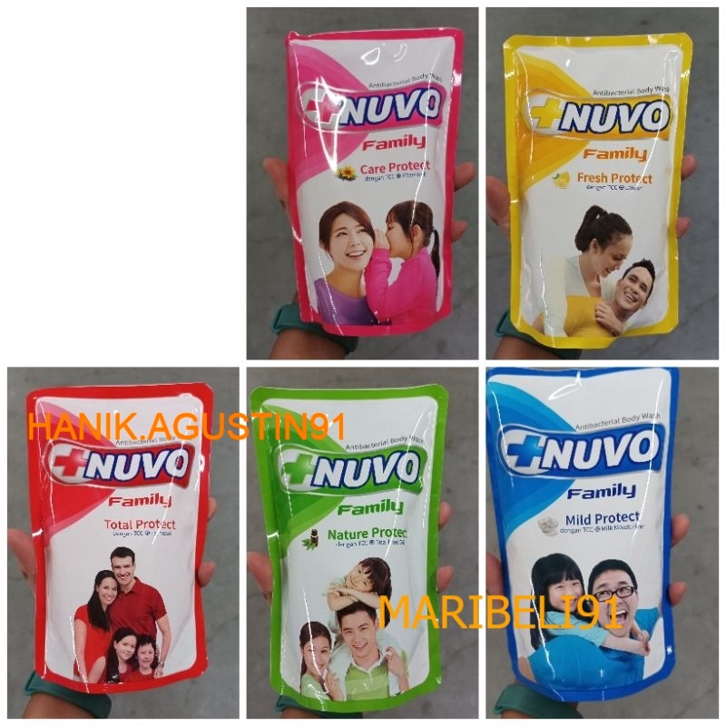 Nuvo Bodywash Sabun Cair Nuvo Family 450 ML / Nuvo Sabun Mandi Cair 450ml MB91