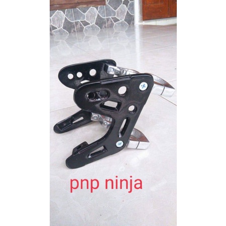 braket breket bracket dudukan lampu model B pro B-pro hitam PNP ninja