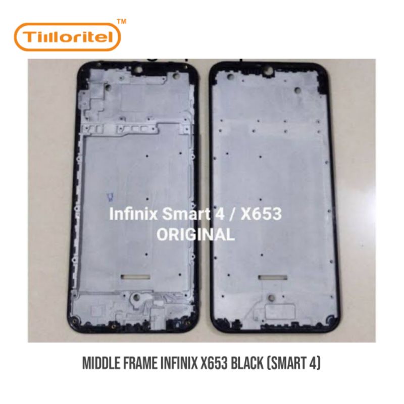 MIDDLE FRAME INFINIX X653 BLACK (SMART 4)