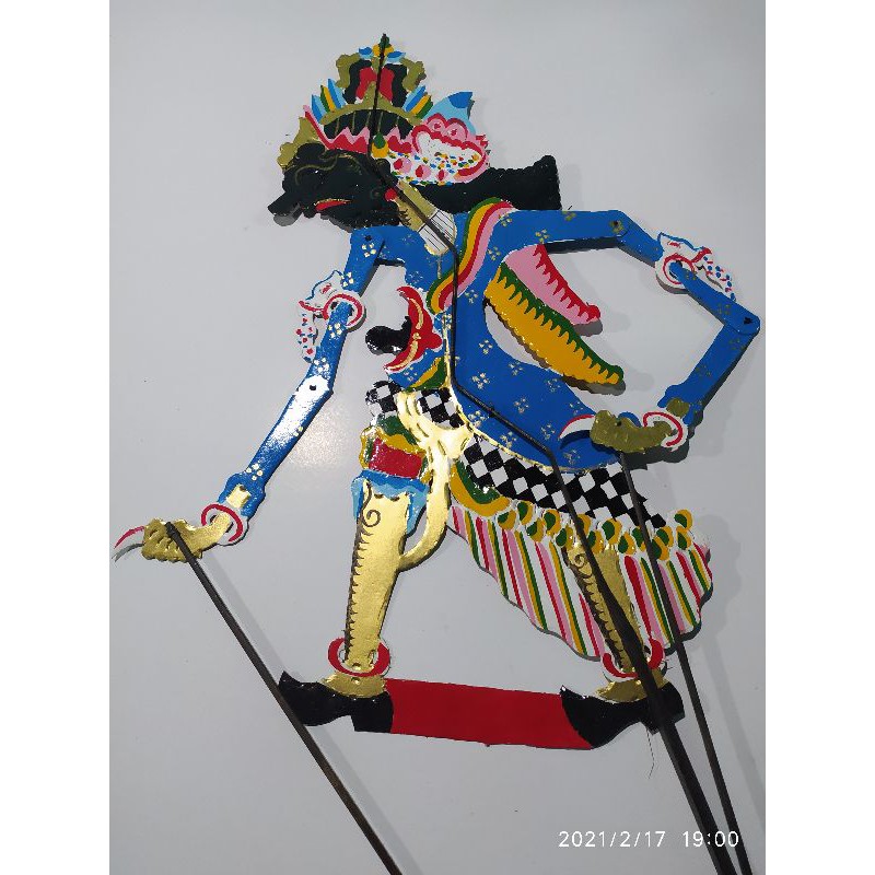 Wayang kulit dari kertas  BATARA BAYU