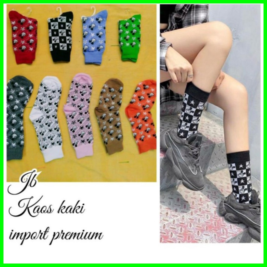 Kaos Kaki Olahraga Sepeda Fashion Wanita Kualitas Import - Kaos Kaki Sepeda - 003