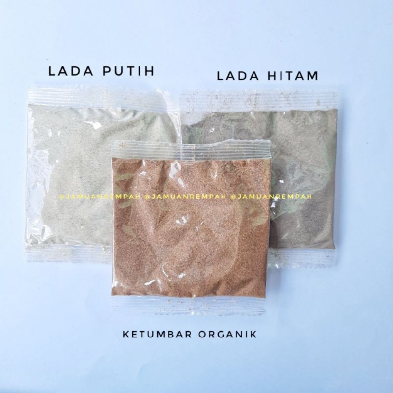 

Lada Putih / Lada Hitam / Ketumbar Hitam Bubuk