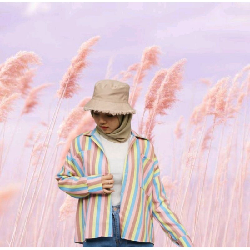 MACARON CAKE KEMEJA CEWEK KUE//KEMEJA WANITA KUE//KEMEJA WANITA MACARON CAKE//KEMEJA CEWEK WANITA TE