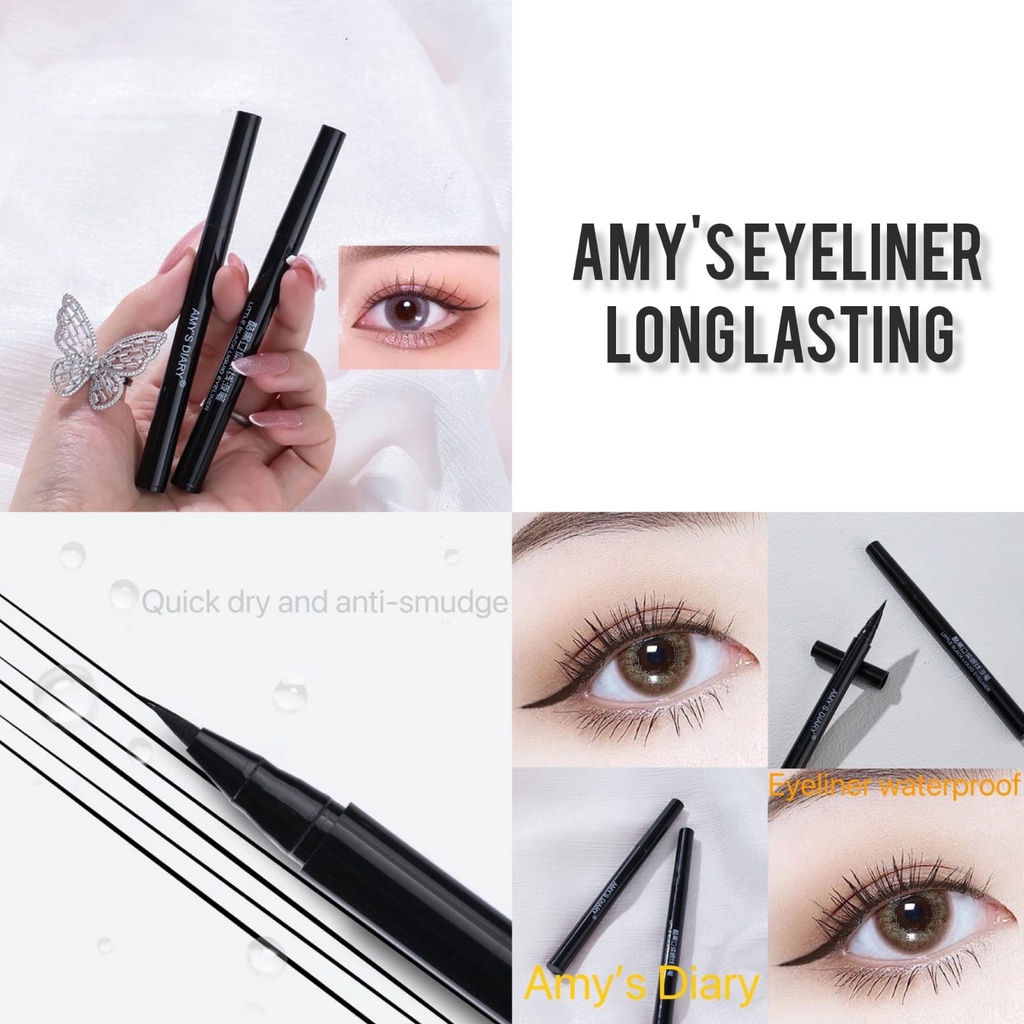 Eyeliner Pen Waterproof Amy's Diary Long Lasting 24 Hours Waterproof Liquid Eyeliner Pen