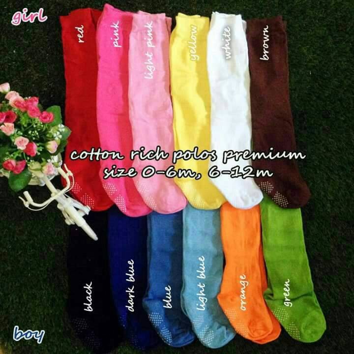 Legging Cotton Rich Polos dan MOTIF - 4pc - Legging Bayi